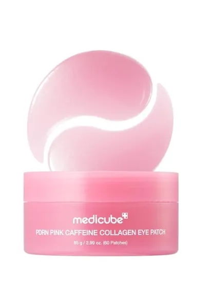 Medicube PDRN Caffeine Collagen Eye Patch | Gel Eye Patches for the appearance of Dark Circles, Undereye Bags | Firming, Age-Defying Care with Retinol, Collagen | Korean Skincare | 30 Pairs
