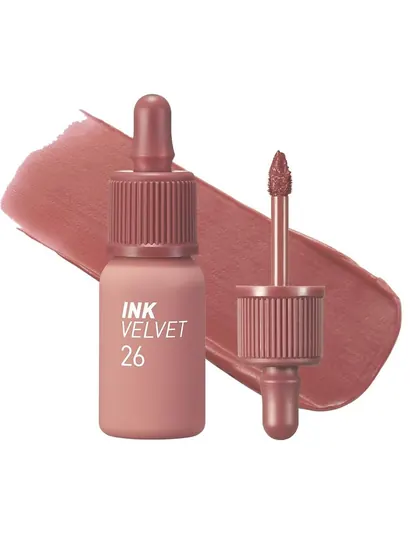 Peripera Ink the Velvet Lip Tint #026 WELL-MADE NUDE, 0.14 fl oz