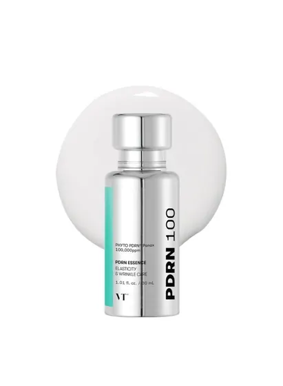 VT COSMETICS PDRN 100 Essence, Intensive Glow Serum, 100,000ppm Vegan PDRN, Skin Restoration & Plumping, Hydrating & Moisturizing, Firming, Fine Lines |30ml